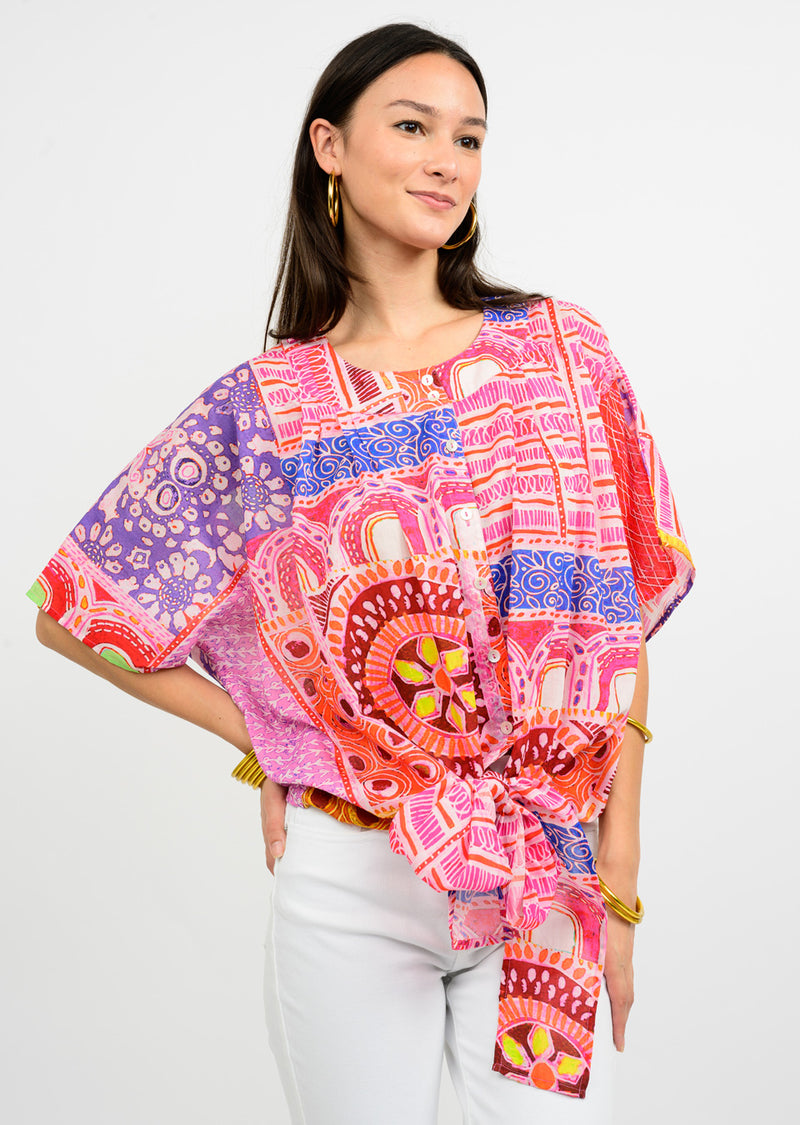 Bold Tie Top
