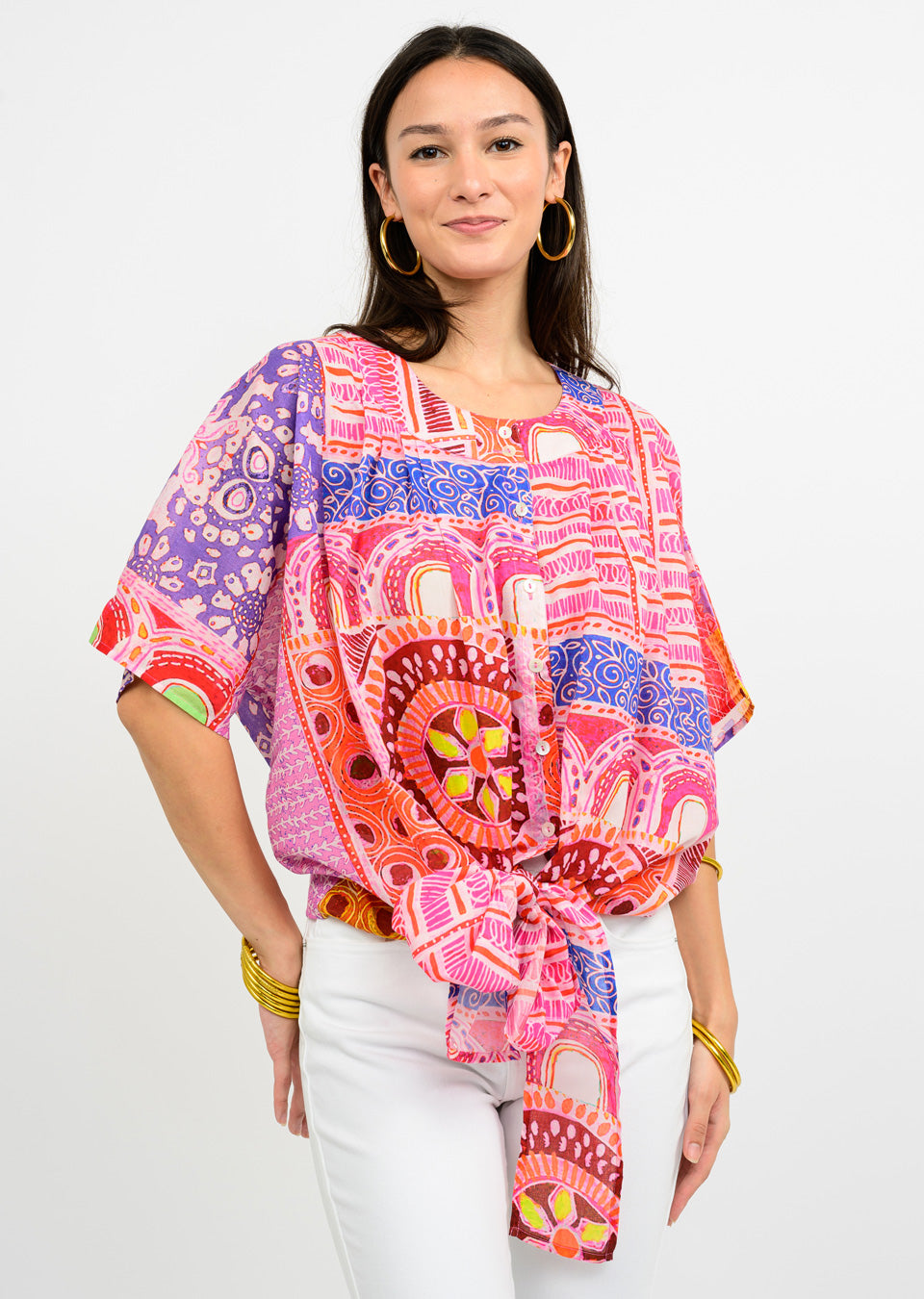 Bold Tie Top