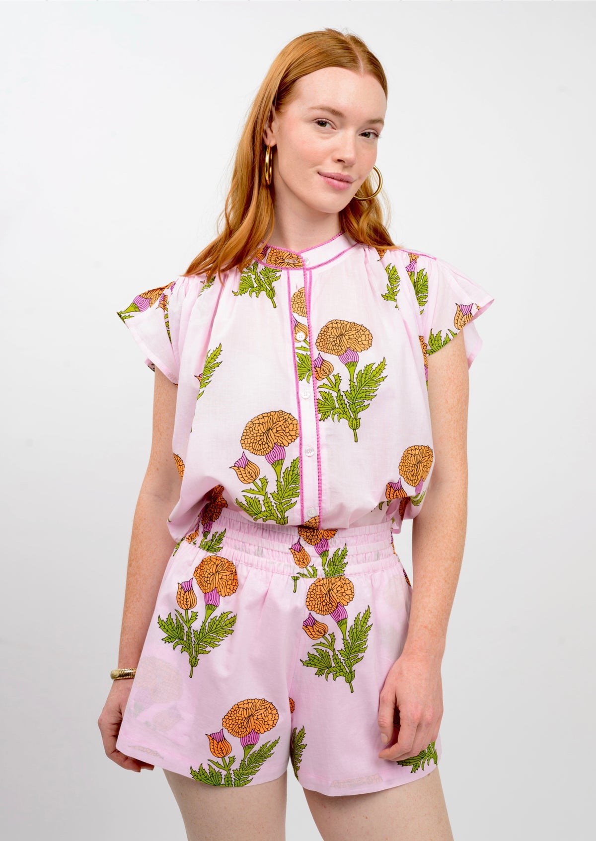 Mum Floral Short