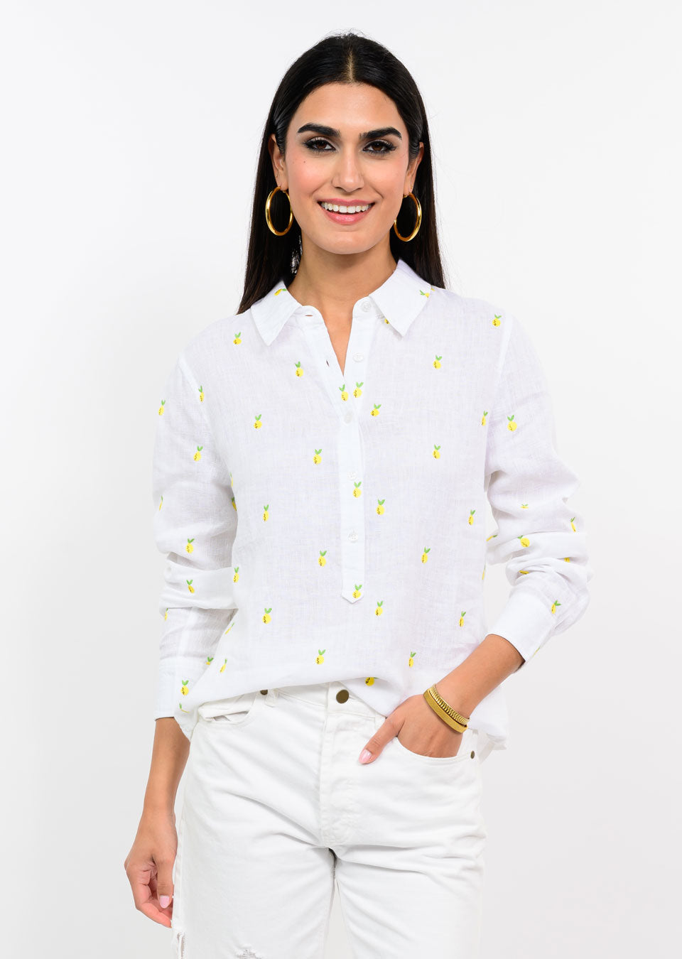 Linen Lemon Shirt