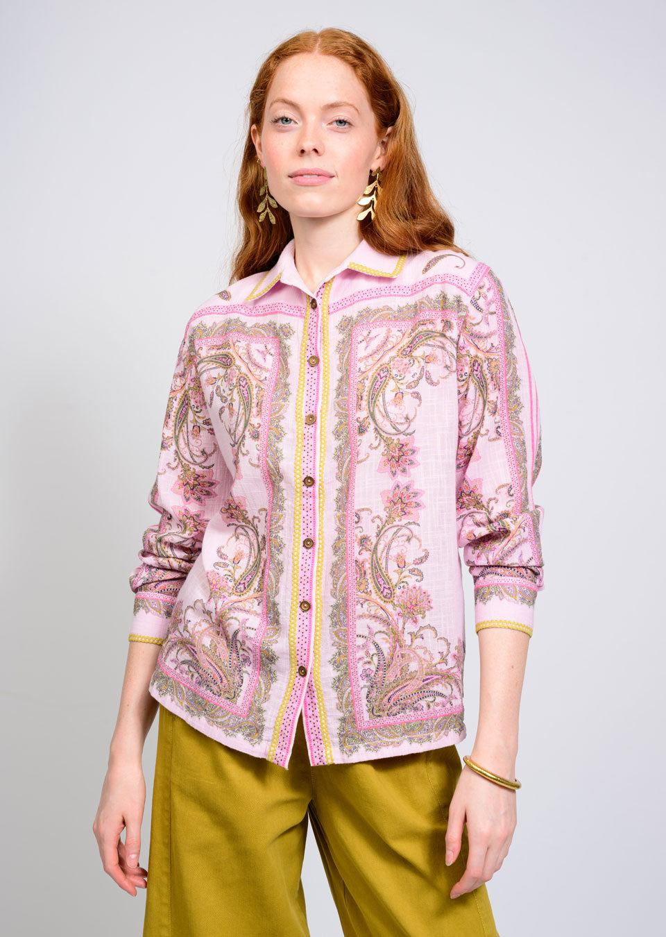 Paisley Border Shirt