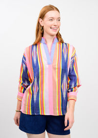 Ikat Stripe Popover