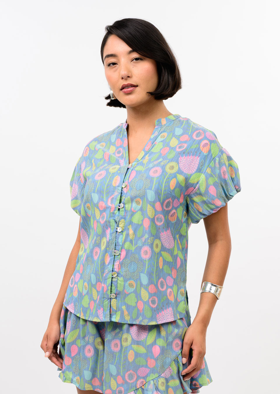 Pouf Sleeve Top