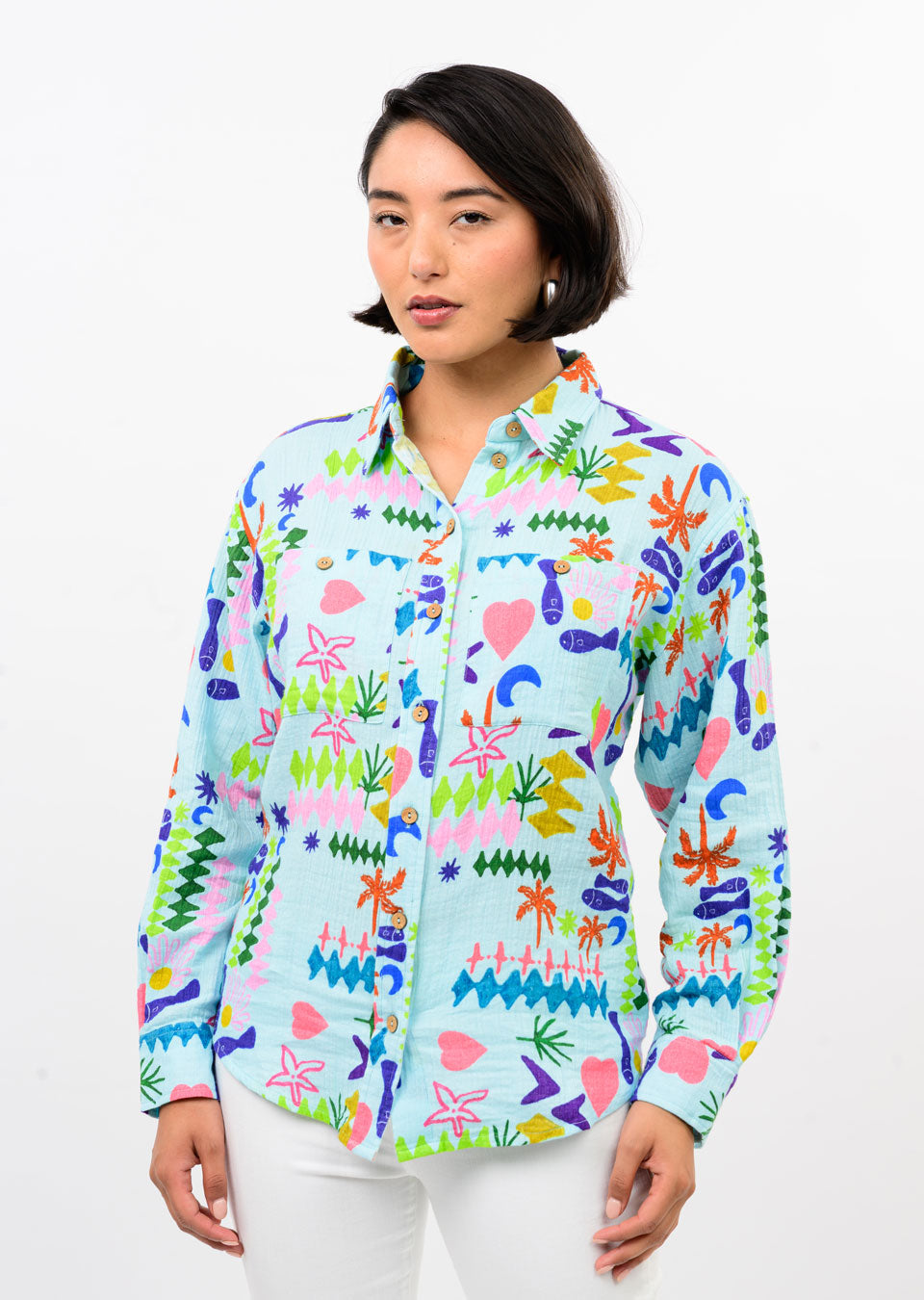 Long Sleeve Camp Shirt