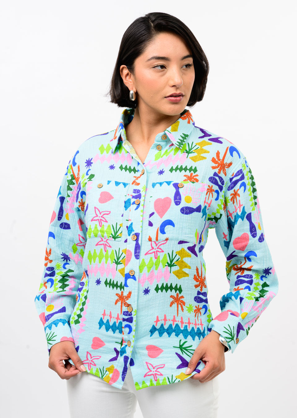 Long Sleeve Camp Shirt