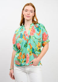 Popover Aqua Dolman Top