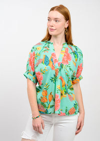 Popover Aqua Dolman Top