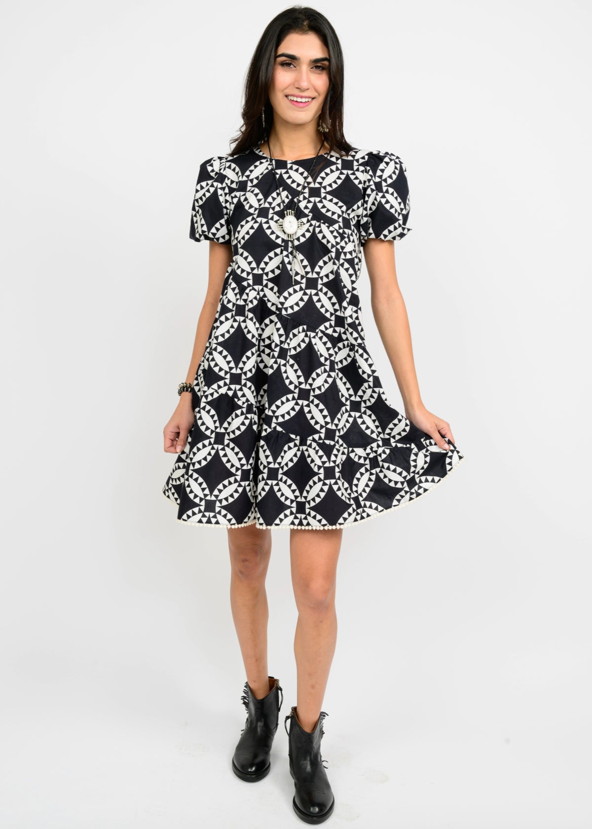Quality Pattern Swing Dress