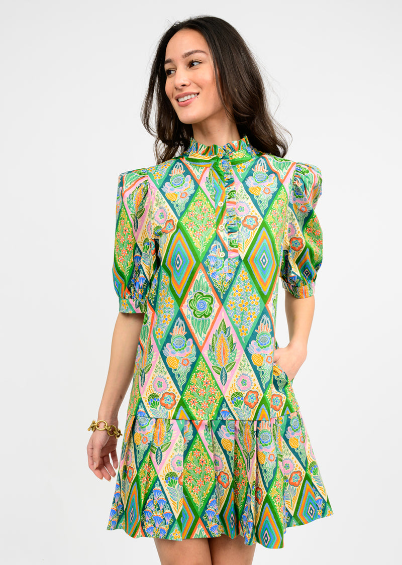 Pleated Hem Dress