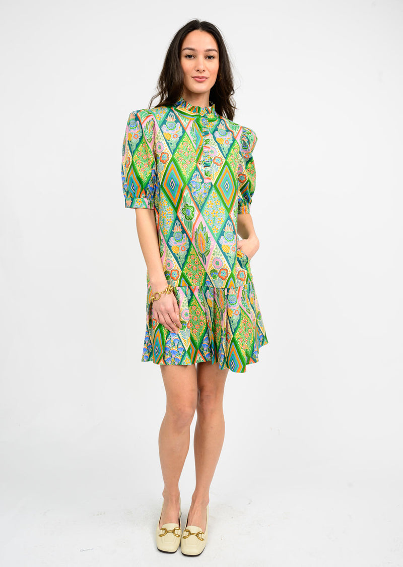 Pleated Hem Dress