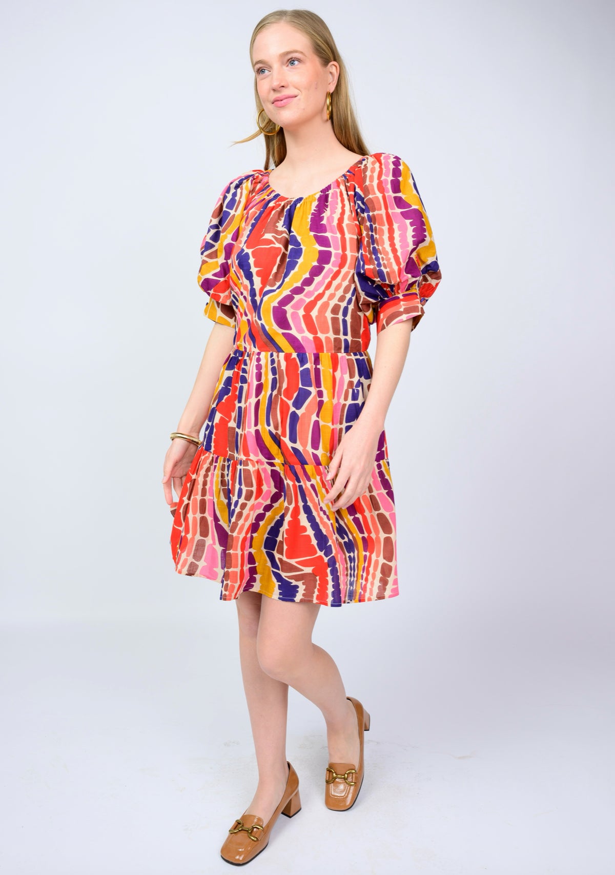 Waves of Color Dress