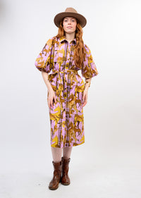 Horse Print Shirt Dress