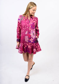 Linen Dress Flounce Hem