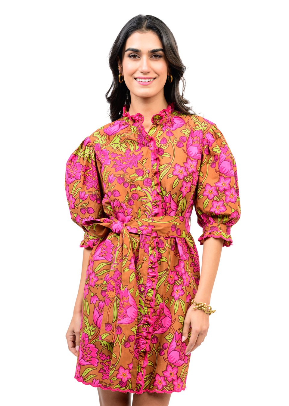Tucked Front Dress