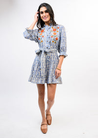 Ribbon Embroidered Dress