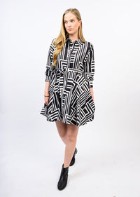 Graphic Circle Dress