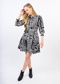 Graphic Circle Dress