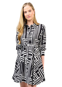 Graphic Circle Dress