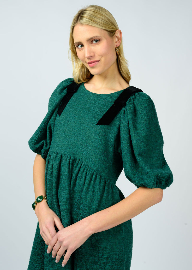 Bow Shoulder Detail Dress