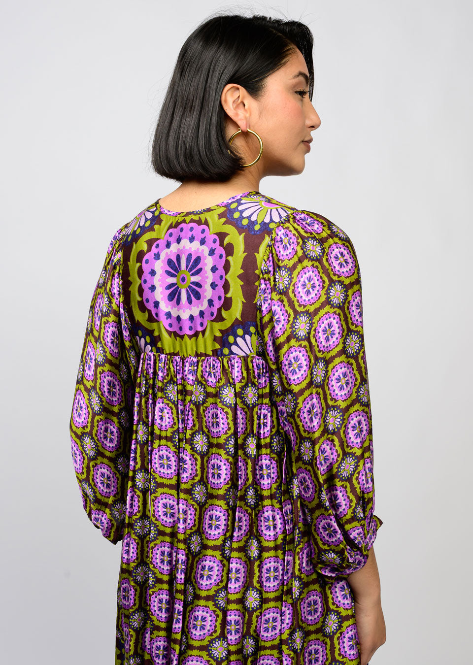 Medallion Border Dress