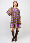 Medallion Border Dress