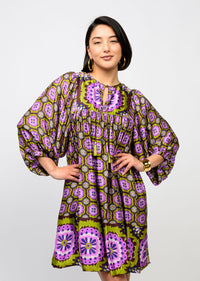 Medallion Border Dress