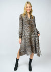 Leopard Gauze Midi