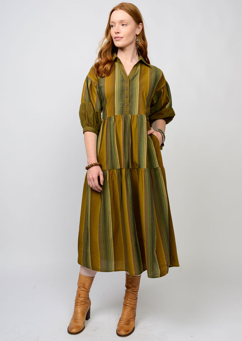 Variegated Stripe Dress