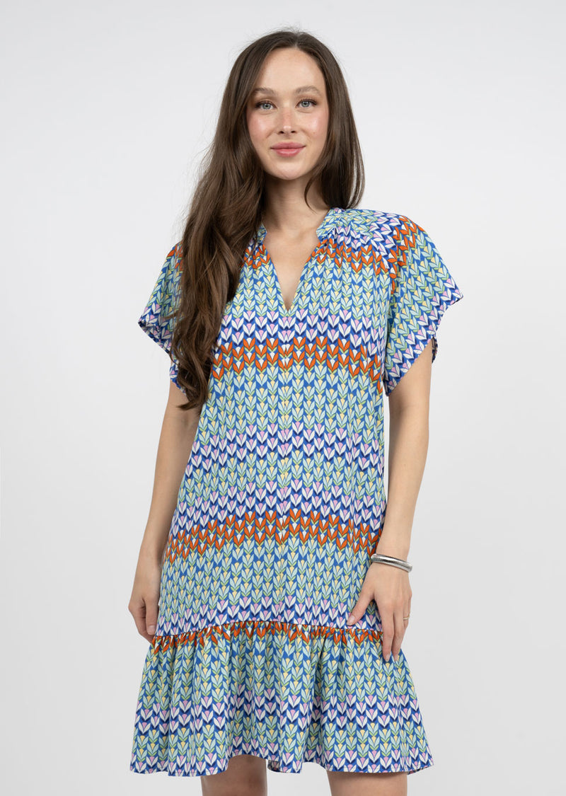 Flutter & Flounce Dress