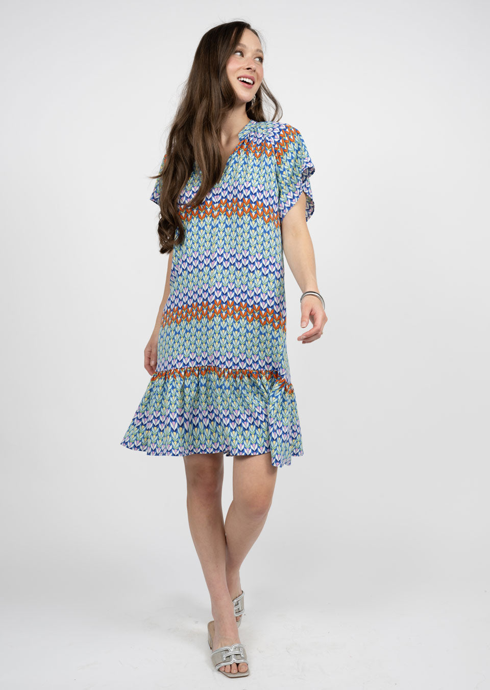 Flutter & Flounce Dress