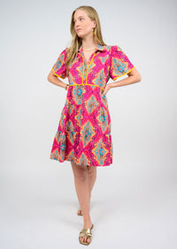 Medallion Tiered Dress