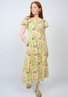 Ivory Animal Midi Dress - EXCLUSIVE