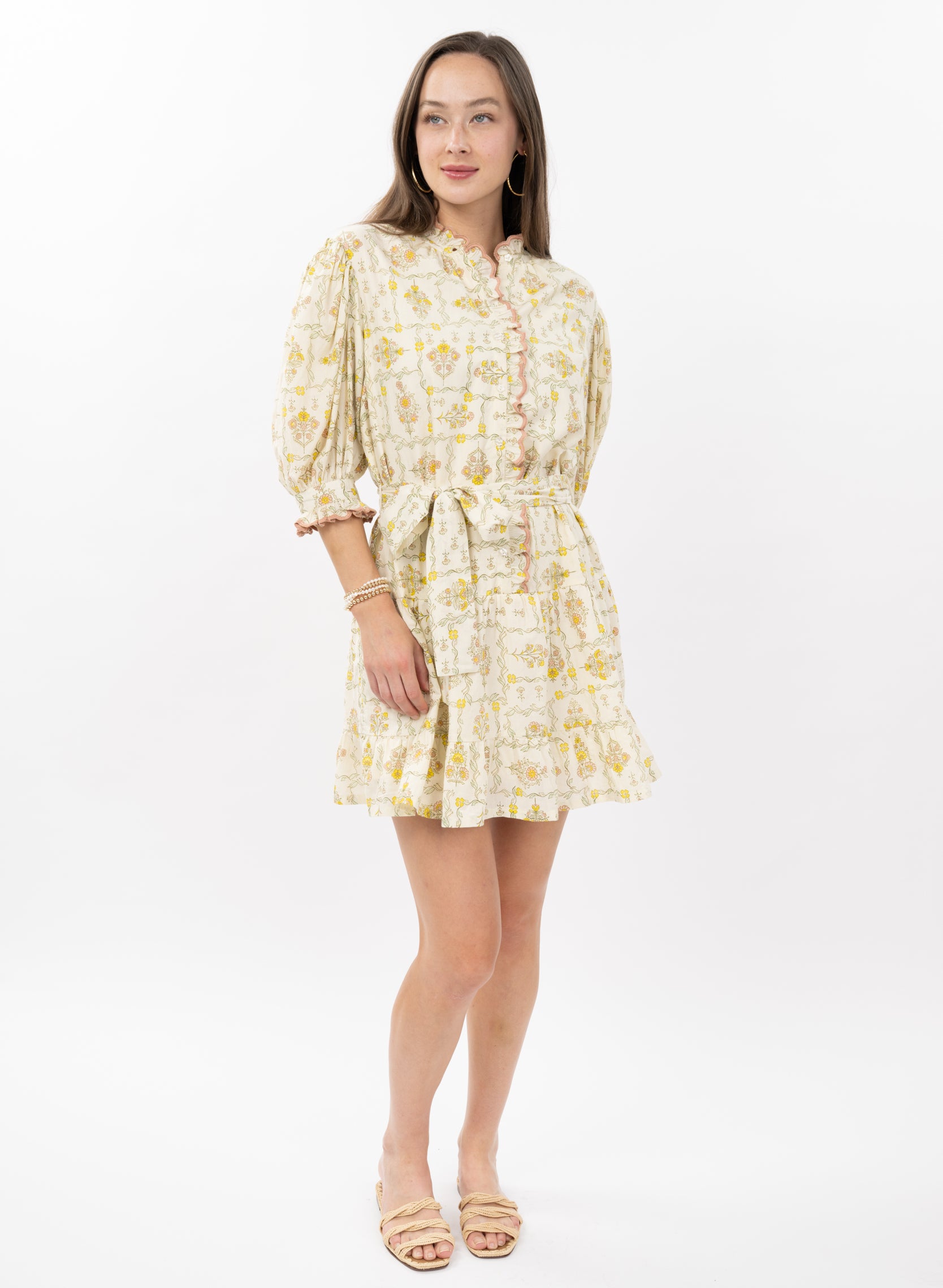 Trellis Flowers Dress