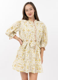 Trellis Flowers Dress