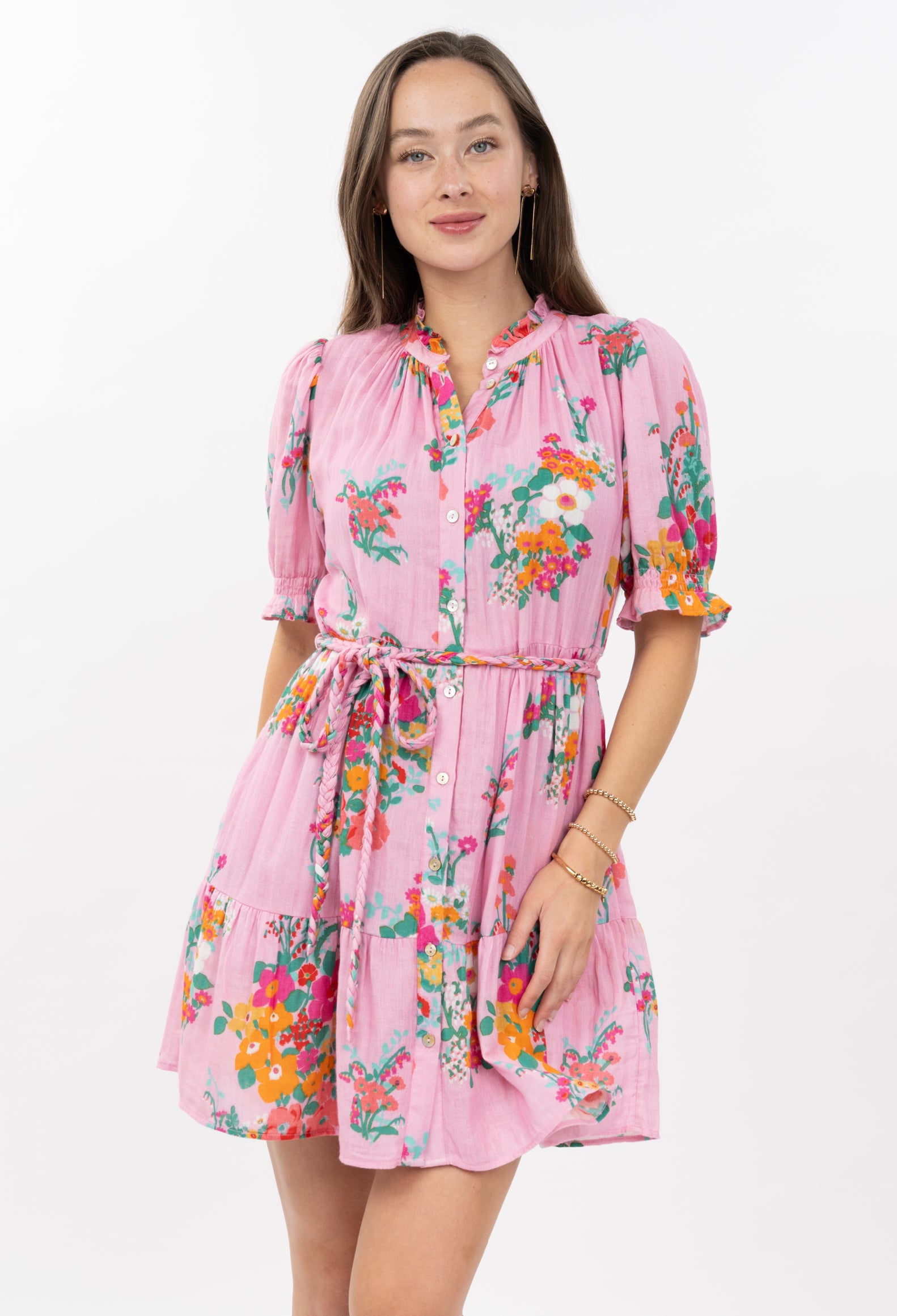 Floral Gauze Dress