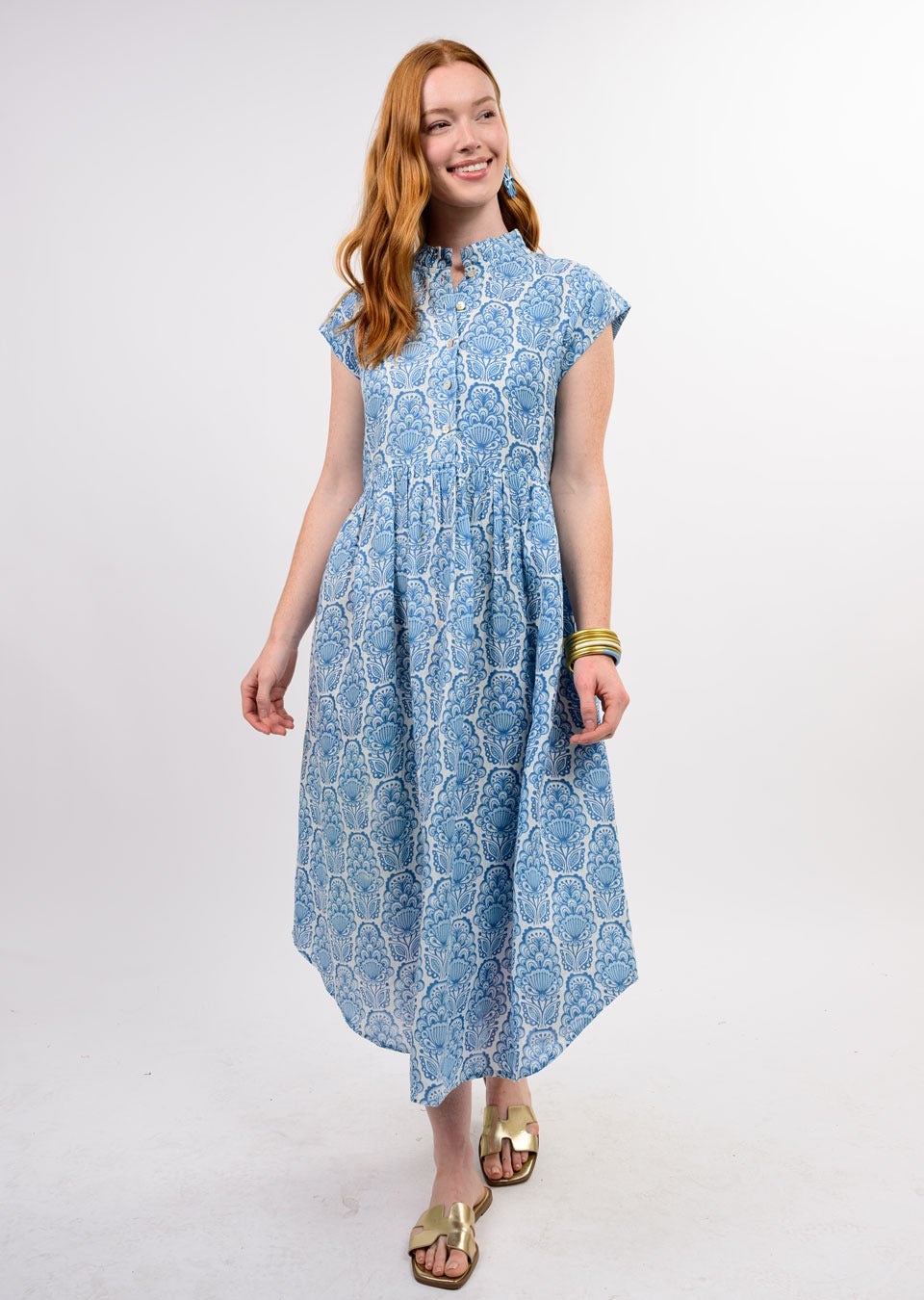 Linen Blues Dress