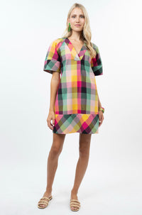 Checked Shift Dress