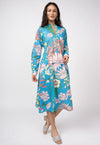 Blue Patio Floral Maxi Dress - EXCLUSIVE