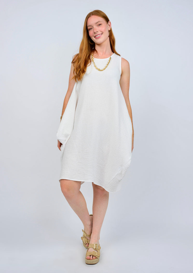 White Shift & Flow Sundress