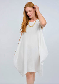 White Shift & Flow Sundress
