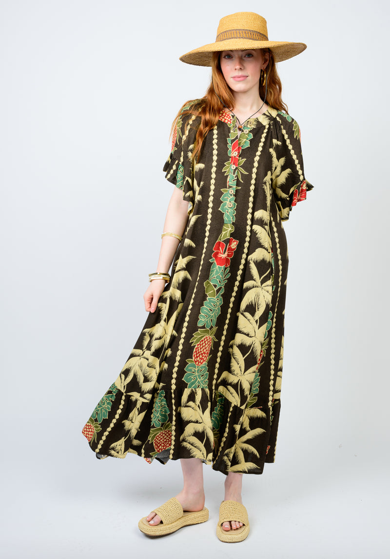 Brown Go With The Flow Dress - EXCLUSIVE