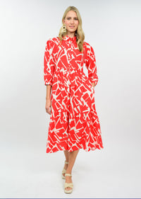 Tiered Shirt Dress