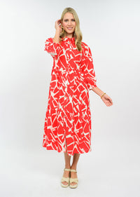 Tiered Shirt Dress