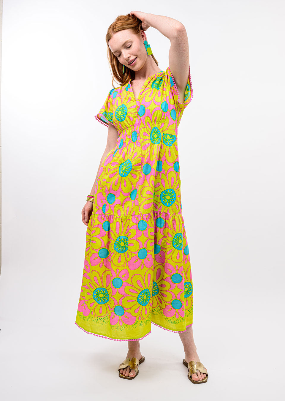 Daisy Border Dress