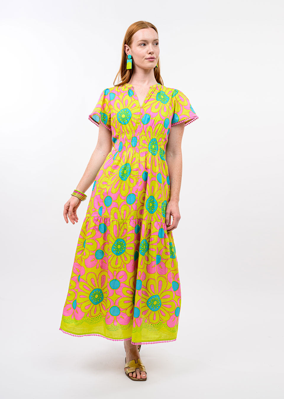 Daisy Border Dress
