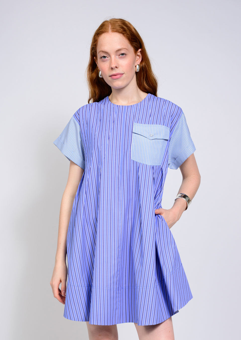 Tucked Swing Dress
