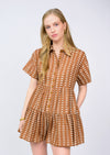 Coffee Print Romper