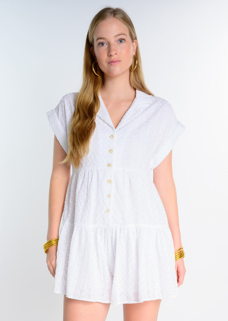 White Eyelet Romper