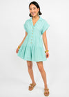 Seafoam Eyelet Romper