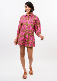 Block Tropical Romper